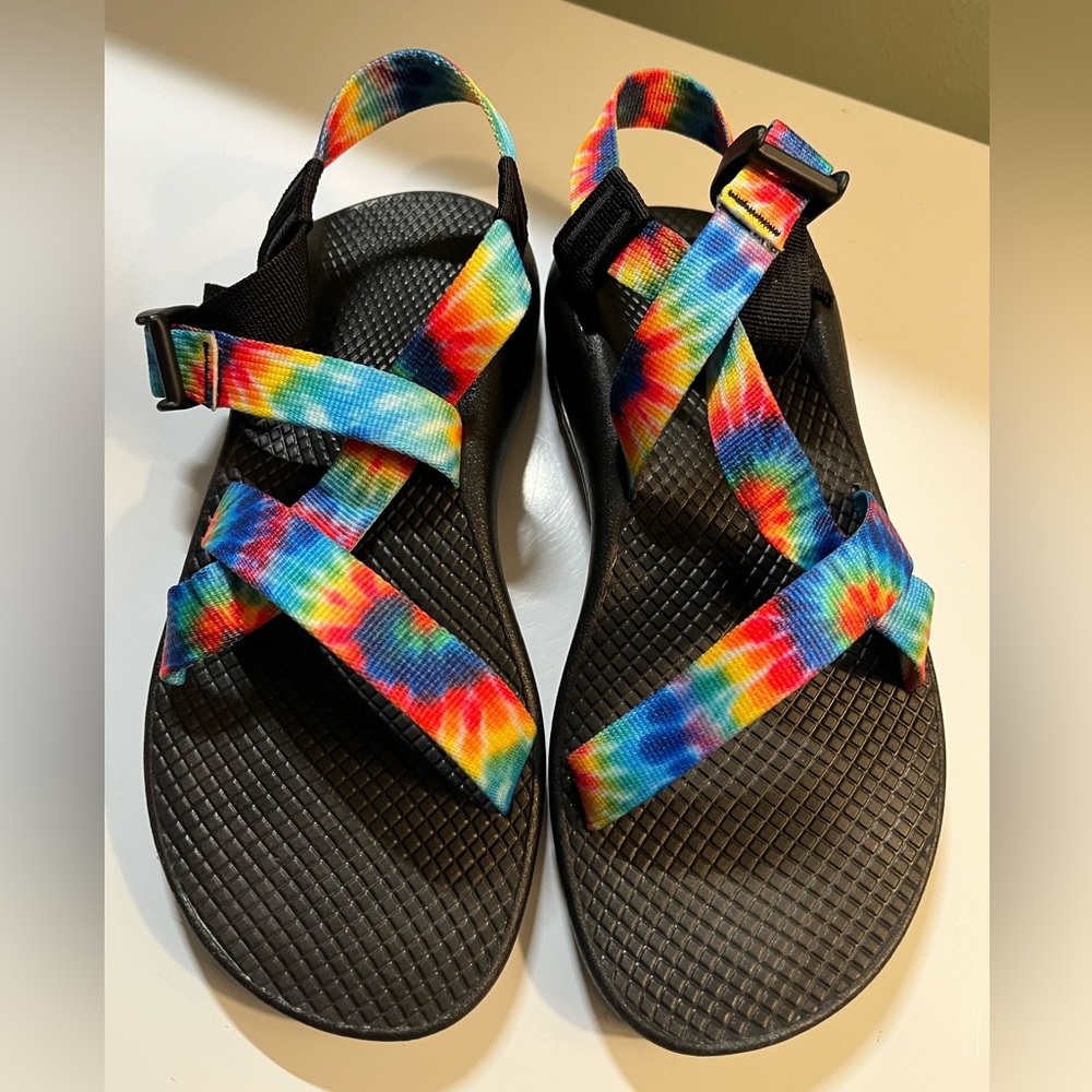 Colorful Tie-Dye Chaco Sandals Size 7W